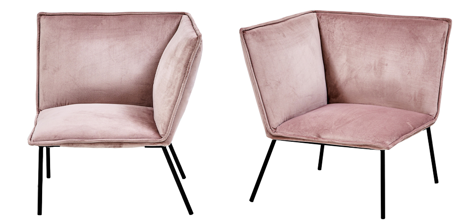 Кресло Corner Armchair pink Кресло Corner Armchair pink - Loft-Concept в Грозном