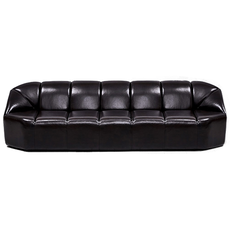 Диван Futurism Leather Sofa Черный Диван Futurism Leather Sofa Черный в Грозном | Loft Concept