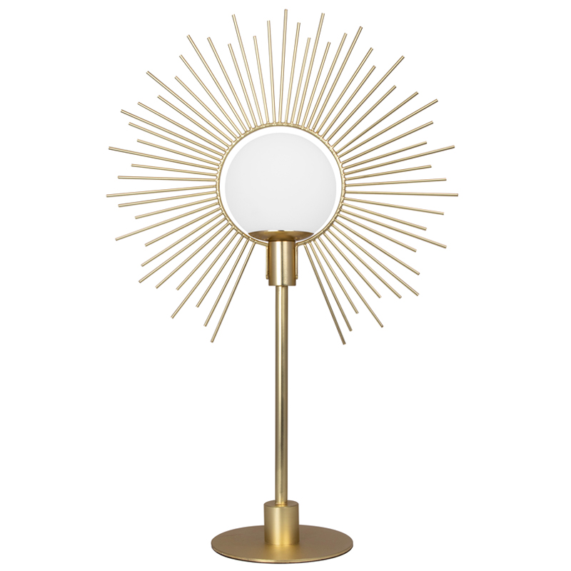 Настольная лампа Table lamp Soleil Латунь Белое матовое стекло Настольная лампа Table lamp Soleil Латунь Белое матовое стекло в Грозном | Loft Concept