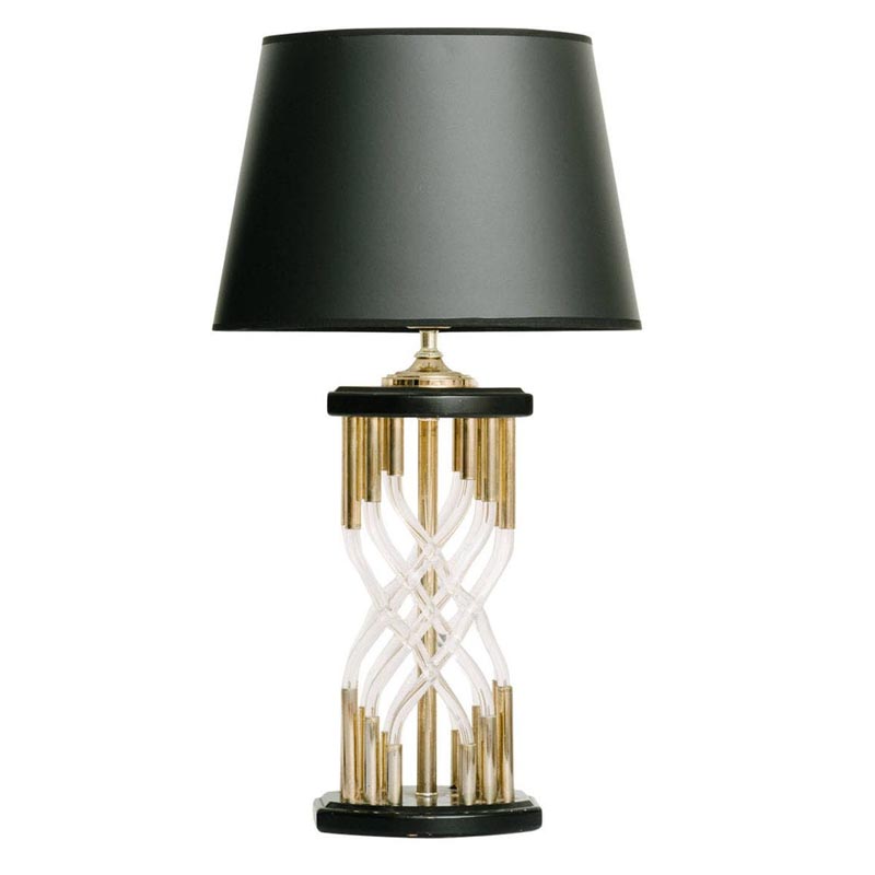 Настольная лампа Table Lamp Organic Glass Черный Латунь Настольная лампа Table Lamp Organic Glass Черный Латунь в Грозном | Loft Concept