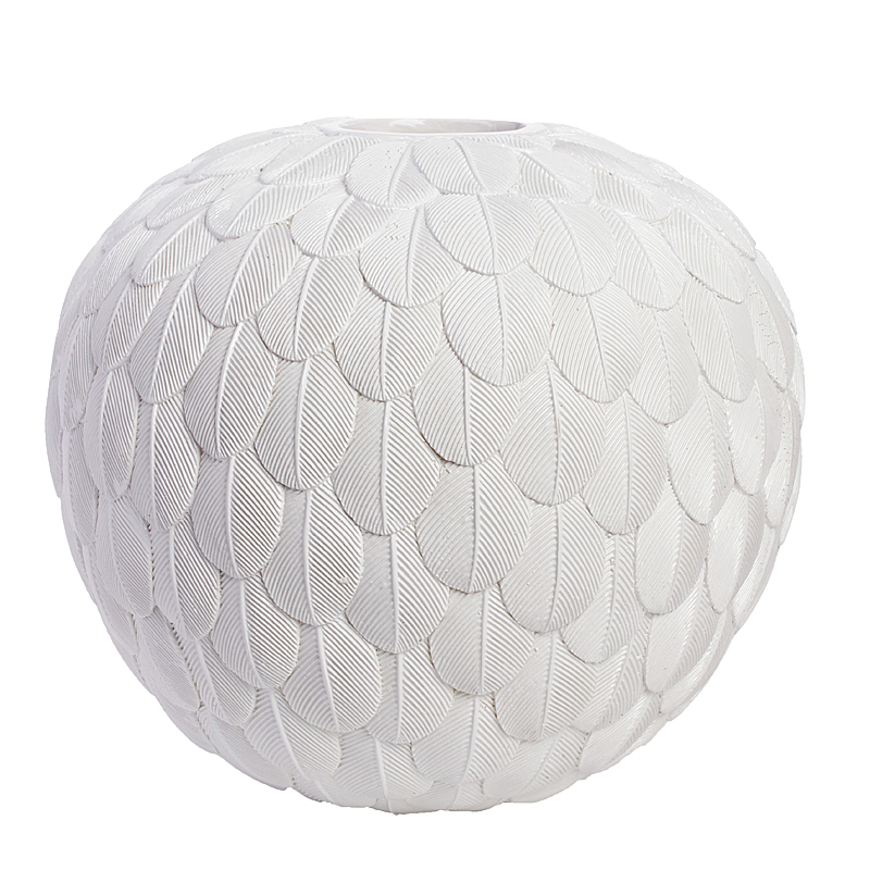 Ваза Feather Ball Белый Ваза Feather Ball Белый в Грозном | Loft Concept