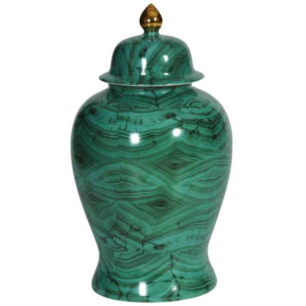 Ваза с крышкой Malachite Vase Малахит Ваза с крышкой Malachite Vase Малахит в Грозном | Loft Concept