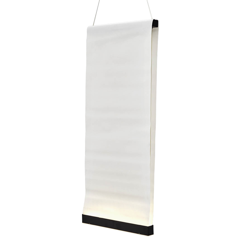 Дизайнерский подвесной светильник из текстиля CANVAS HANGING LAMP 90 Белый Черный Дизайнерский подвесной светильник из текстиля CANVAS HANGING LAMP 90 Белый Черный в Грозном | Loft Concept