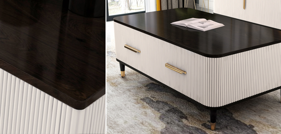 Birmingham Textured Coffee Table White Birmingham Textured Coffee Table White - Loft-Concept в Грозном