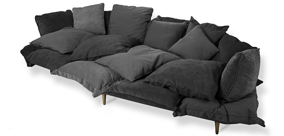 Диван Seletti Sofa Comfy charcoal grey Диван Seletti Sofa Comfy charcoal grey - Loft-Concept в Грозном
