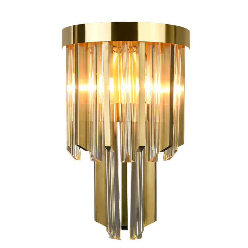 Бра Zacaria Sconce Золотой Прозрачный (Transparent) Бра Zacaria Sconce Золотой Прозрачный (Transparent) в Грозном | Loft Concept