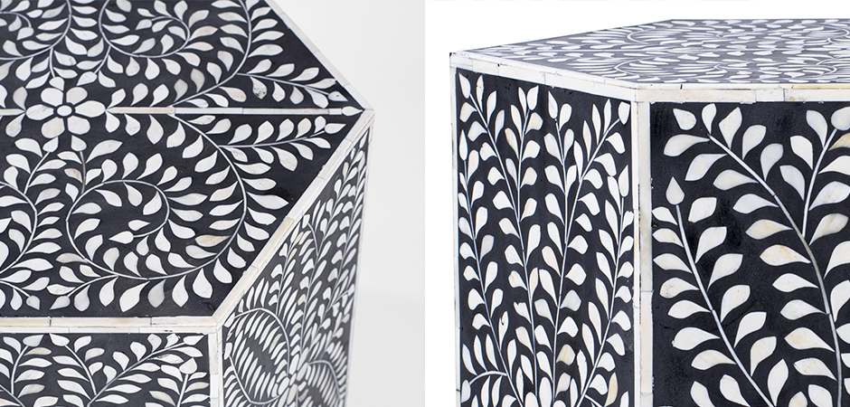 Табурет Inlaid Bone Hexagon Табурет Inlaid Bone Hexagon - Loft-Concept в Грозном