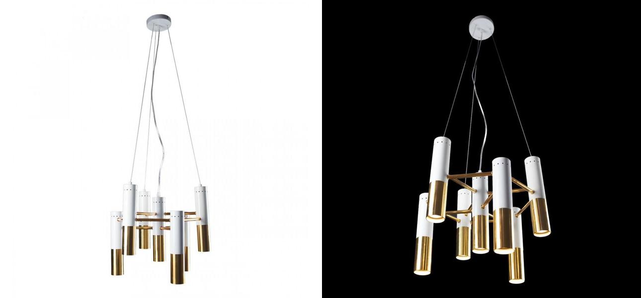 Люстра IKE Delightfull Pendant Белый цвет Диаметр 42 см - фото №1