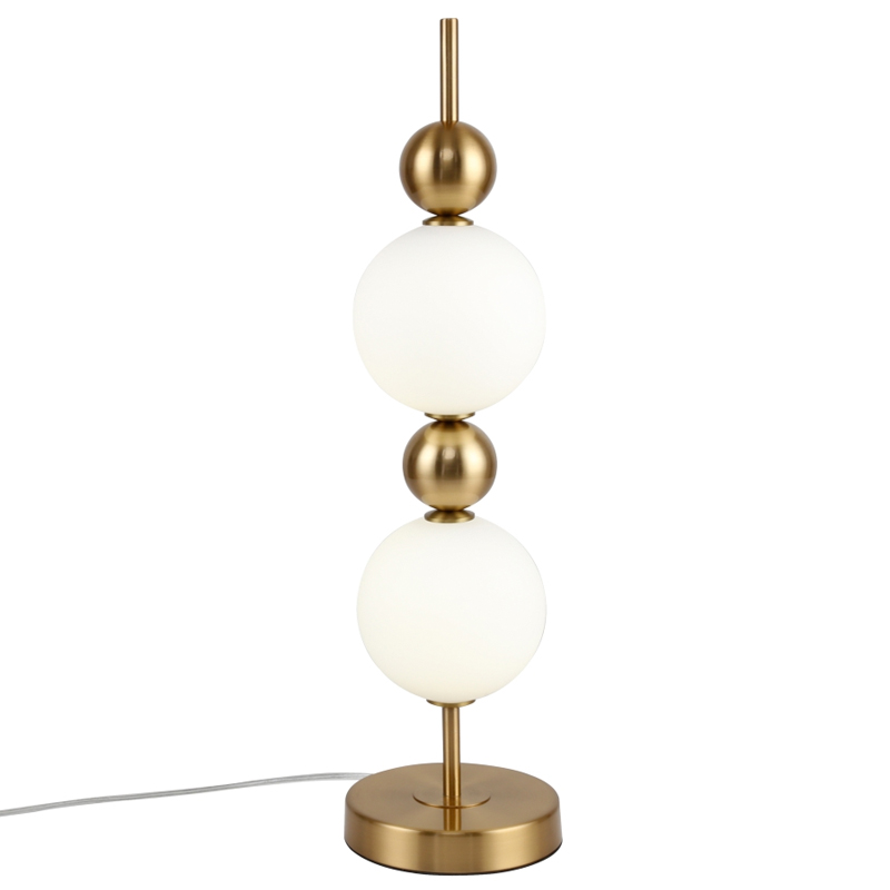 Настольная лампа PEARLS SUSPENSION Белый Латунь Настольная лампа PEARLS SUSPENSION Белый Латунь в Грозном | Loft Concept