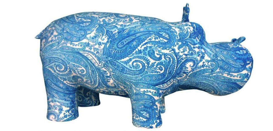 Пуф Бегемот Poof Hippo pattern Пуф Бегемот Poof Hippo pattern - Loft-Concept в Грозном