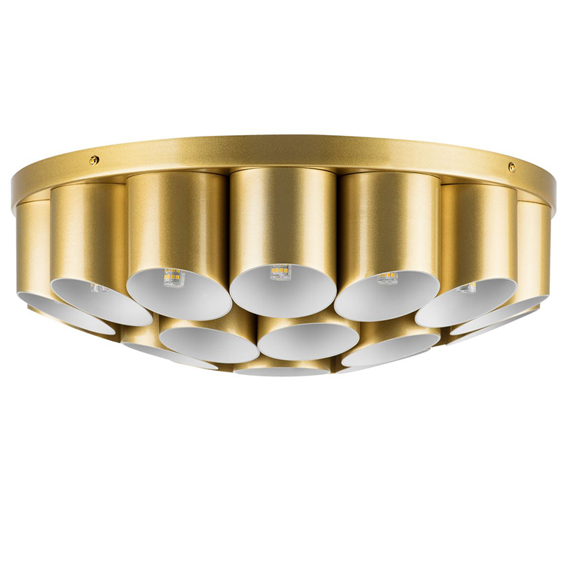 Потолочный светильник Garbi Gold Pipe Organ Ceiling Lamp 22 Золотой Белый Потолочный светильник Garbi Gold Pipe Organ Ceiling Lamp 22 Золотой Белый в Грозном | Loft Concept