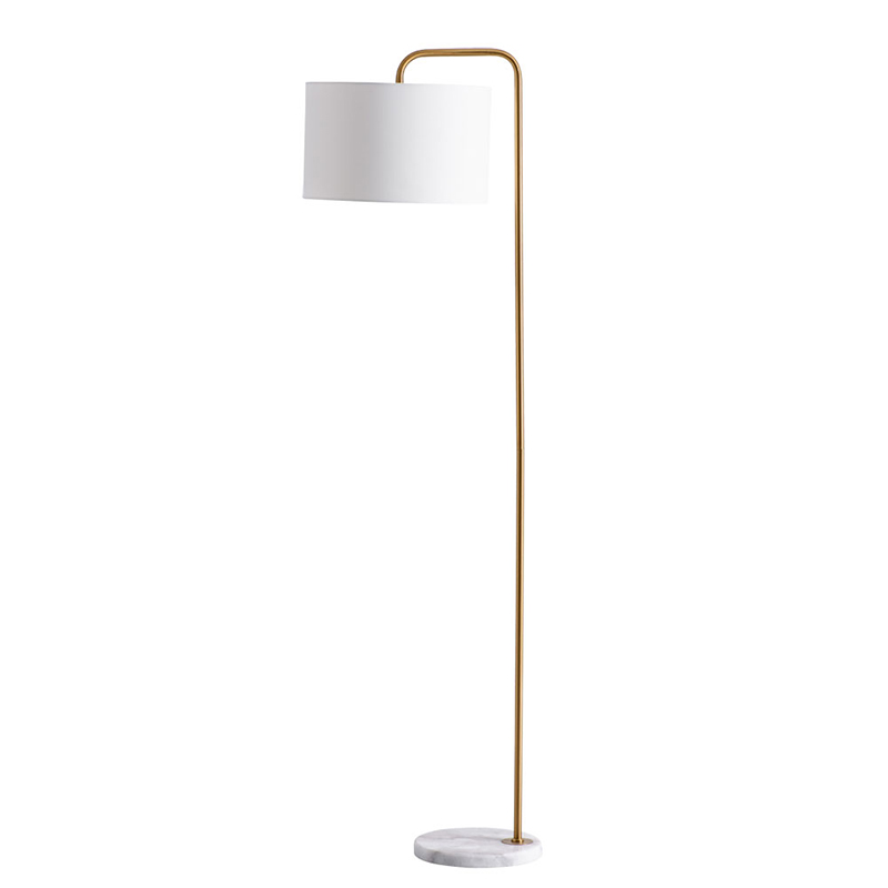 Торшер Randers Floor Lamp Белый Золотой Торшер Randers Floor Lamp Белый Золотой в Грозном | Loft Concept
