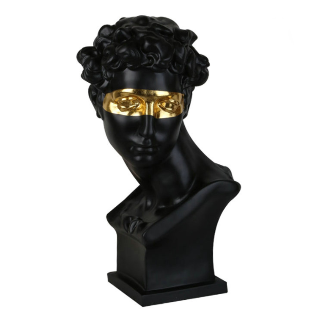 Статуэтка Bust Eyes Opposite Черный Золотой Статуэтка Bust Eyes Opposite Черный Золотой в Грозном | Loft Concept