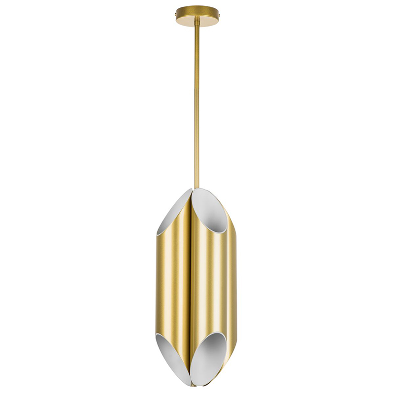 Подвесной светильник Garbi Gold Pipe Organ Hanging Lamp Золотой Белый Подвесной светильник Garbi Gold Pipe Organ Hanging Lamp Золотой Белый в Грозном | Loft Concept