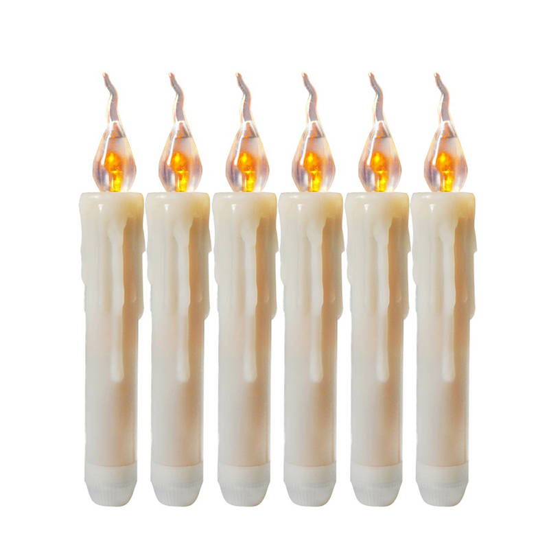 Набор из 6-ти свечей LED Candles Simulated Fire Белый Набор из 6-ти свечей LED Candles Simulated Fire Белый в Грозном | Loft Concept