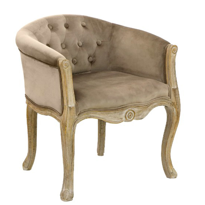 Кресло French Provence Armchair Roderic beige Бежевый Кресло French Provence Armchair Roderic beige Бежевый в Грозном | Loft Concept