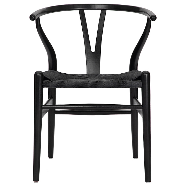 Стул Wish Bone Chair Черный Стул Wish Bone Chair Черный в Грозном | Loft Concept