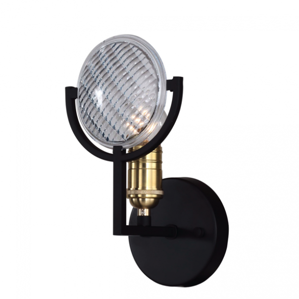 Бра RH Gaslight Lens Sconce 1 Черный Бра RH Gaslight Lens Sconce 1 Черный в Грозном | Loft Concept