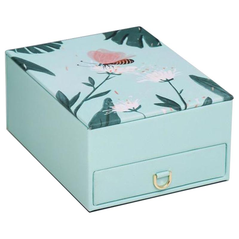 Шкатулка Butterfly And Flowers Box Мятный Зеленый Шкатулка Butterfly And Flowers Box Мятный Зеленый в Грозном | Loft Concept