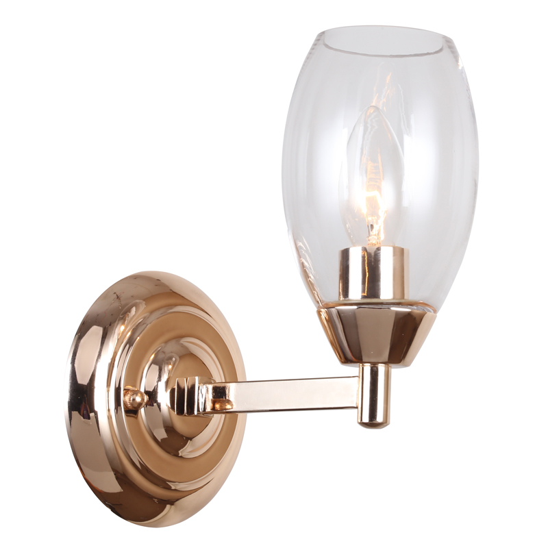 Бра Julian Sconce Глянцевое золото Прозрачный Бра Julian Sconce Глянцевое золото Прозрачный в Грозном | Loft Concept