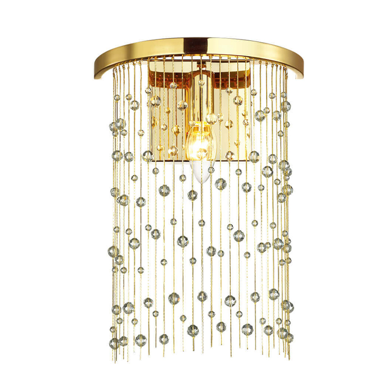 Бра Hailstorm Rain Wall lamp gold Прозрачный (Transparent) Золотой Бра Hailstorm Rain Wall lamp gold Прозрачный (Transparent) Золотой в Грозном | Loft Concept