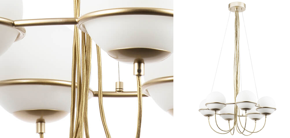 Люстра Melissa Chandelier Champagne 6 Люстра Melissa Chandelier Champagne 6 - Loft-Concept в Грозном