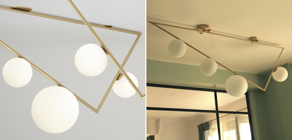 Потолочный светильник Atelier Areti Girlande Ceiling Triangle Потолочный светильник Atelier Areti Girlande Ceiling Triangle - Loft-Concept в Грозном