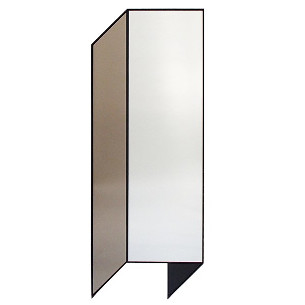 Зеркало Bower Fold Floor Shape Mirror Прозрачный Черный Серый Зеркало Bower Fold Floor Shape Mirror Прозрачный Черный Серый в Грозном | Loft Concept