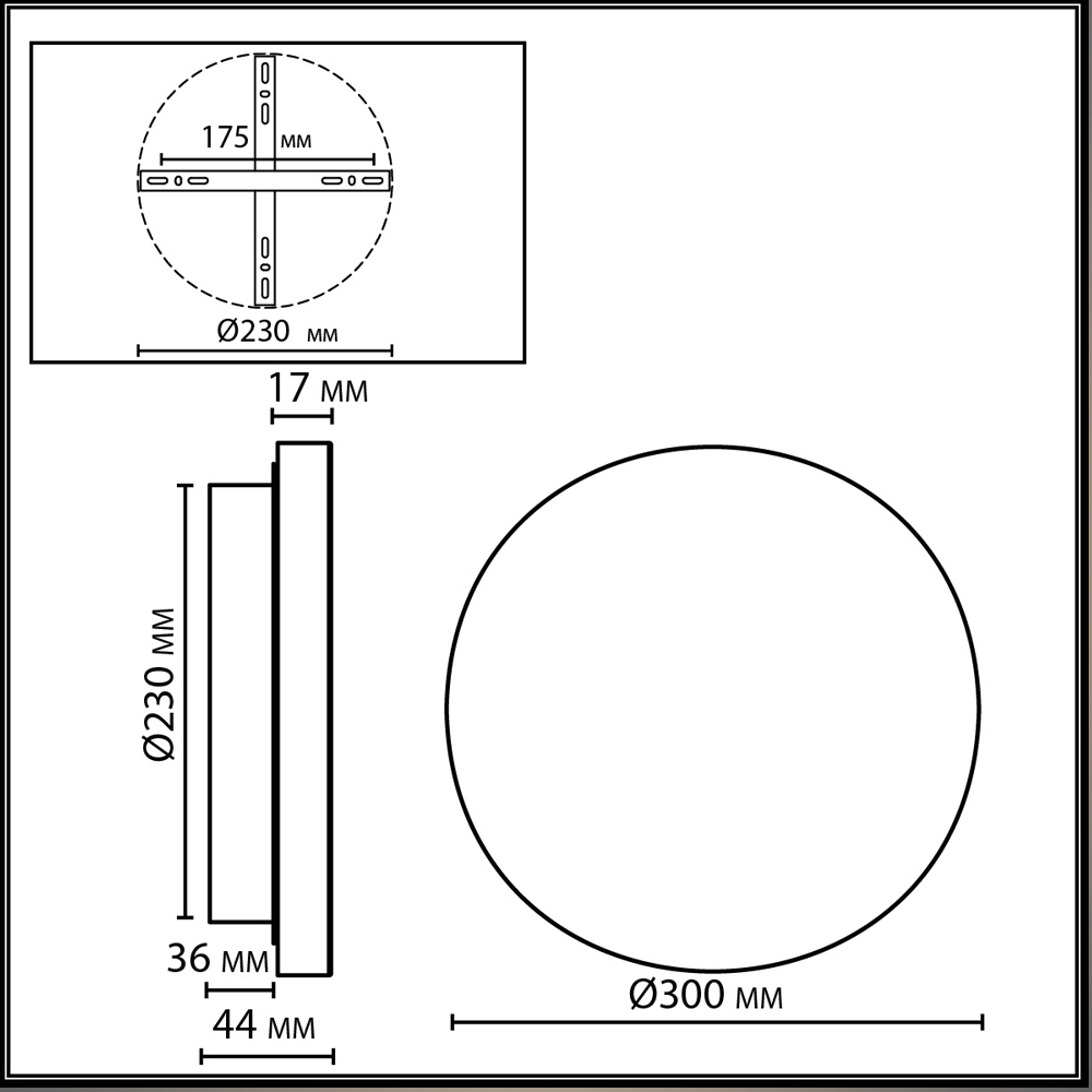 Бра круглое натуральная Пробка Natural Cork в Грозном
