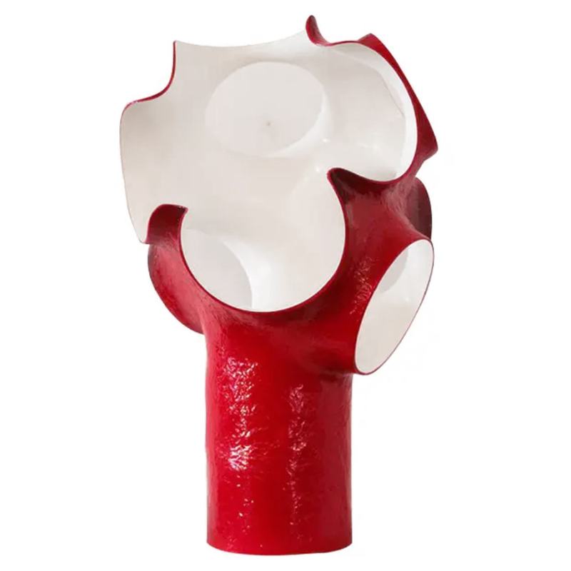 Настольная лампа Nubia Red Красный Белый Настольная лампа Nubia Red Красный Белый в Грозном | Loft Concept