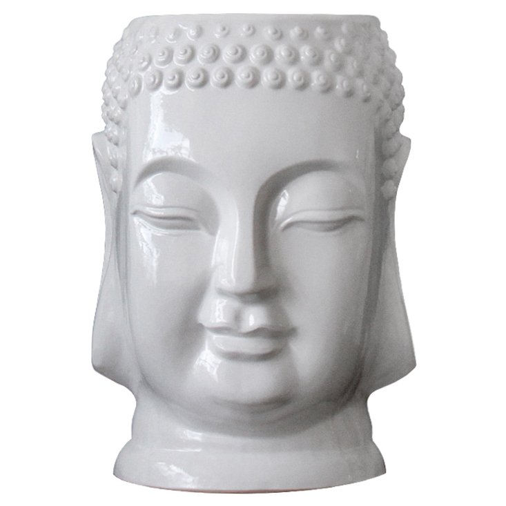 Керамический табурет White buddha Белый Керамический табурет White buddha Белый в Грозном | Loft Concept