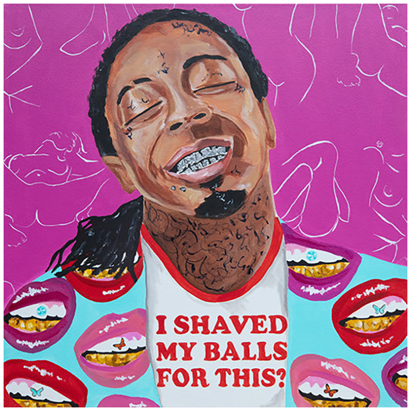 Картина Lil Wayne "I Shaved My Balls for This?" Мульти Картина Lil Wayne "I Shaved My Balls for This?" Мульти в Грозном | Loft Concept
