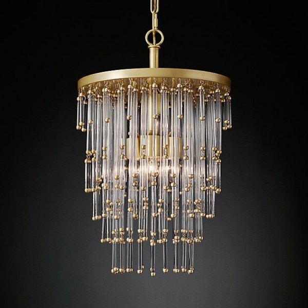 Люстра Restoration Hardware Luciano Chandelier 14 Латунь в Грозном | Loft Concept 