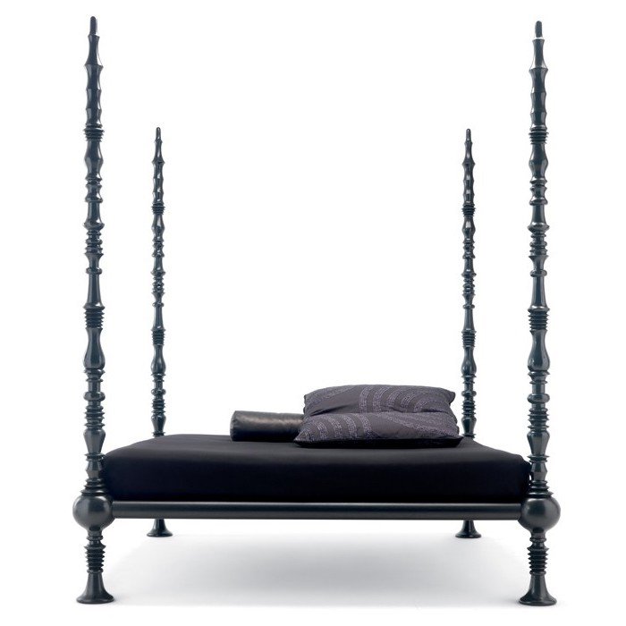 Кровать Mama li Turchi by Ceccotti Collezioni Black Черный Кровать Mama li Turchi by Ceccotti Collezioni Black Черный в Грозном | Loft Concept