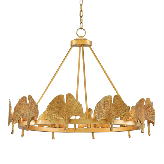 Люстра CURREY AND COMPANY GIN KYO CHANDELIER Золотой Люстра CURREY AND COMPANY GIN KYO CHANDELIER Золотой в Грозном | Loft Concept
