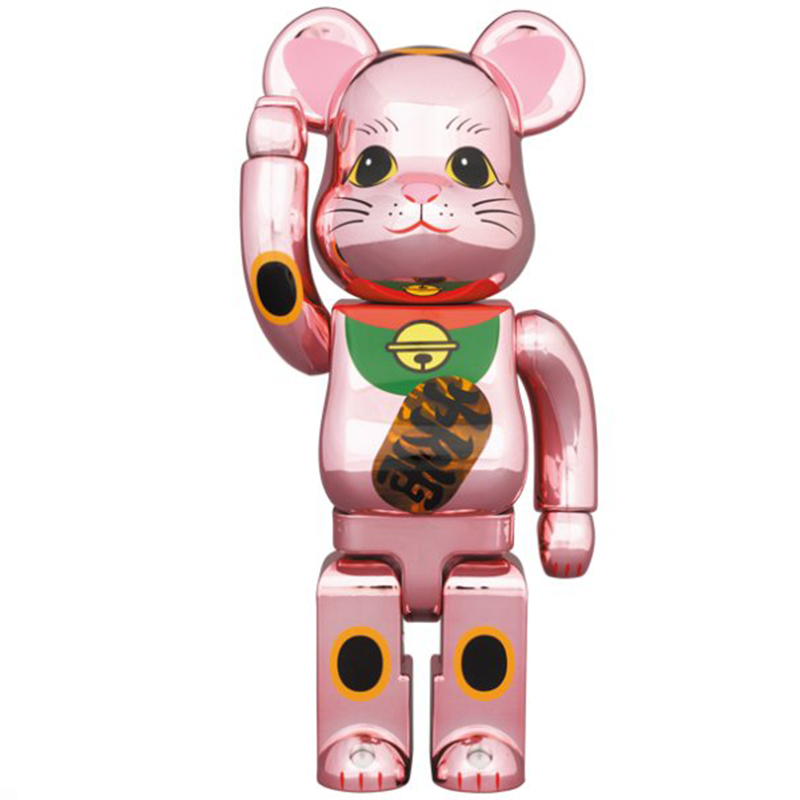 Статуэтка Bearbrick Pink Lucky Cat Розовый Мульти Статуэтка Bearbrick Pink Lucky Cat Розовый Мульти в Грозном | Loft Concept