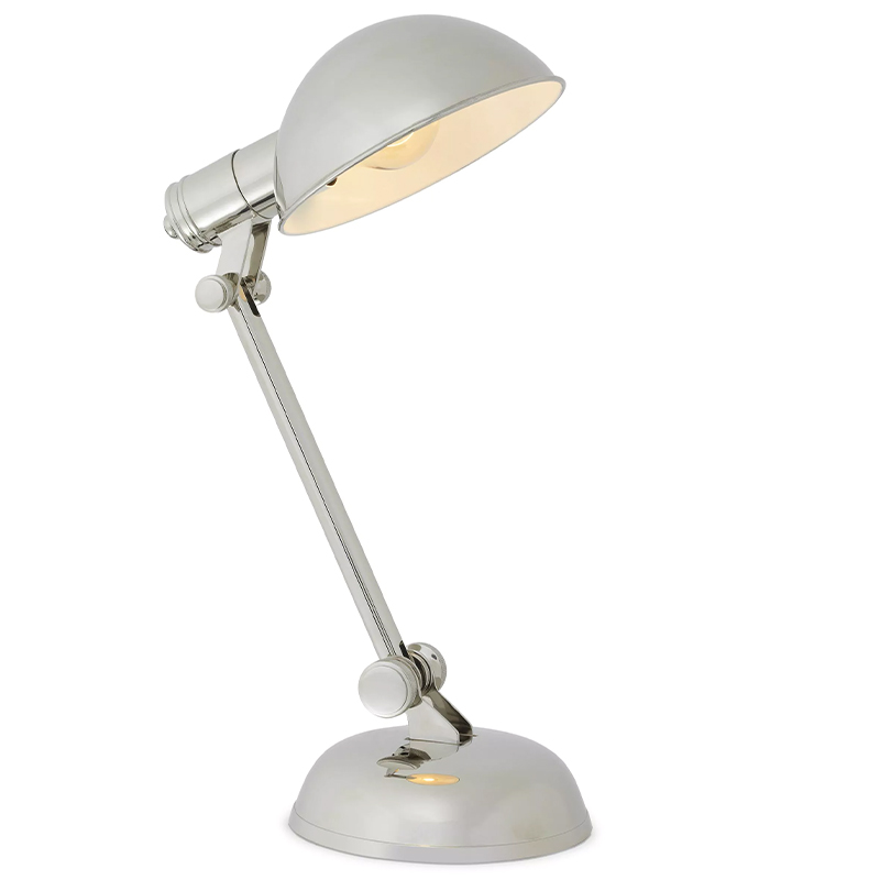 Настольная лампа Eichholtz Desk Lamp Navy Никель Настольная лампа Eichholtz Desk Lamp Navy Никель в Грозном | Loft Concept