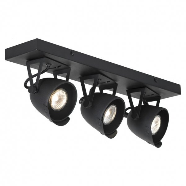 Спот Eye Spot Black 3 line Черный Спот Eye Spot Black 3 line Черный в Грозном | Loft Concept