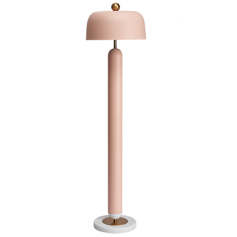 Meet pink Floor lamp Розовый пастельный Латунь Meet pink Floor lamp Розовый пастельный Латунь в Грозном | Loft Concept