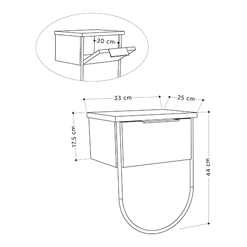 Прикроватная тумба с откидной дверцей из дерева NORFOLK NIGHTSTAND OAK Прикроватная тумба с откидной дверцей из дерева NORFOLK NIGHTSTAND OAK в Грозном