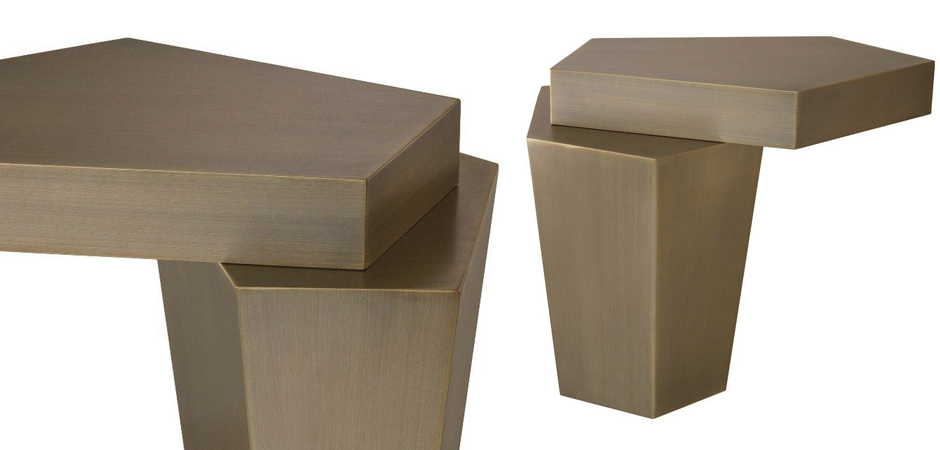 Приставной стол Eichholtz Coffee Table Calabasas High brass Приставной стол Eichholtz Coffee Table Calabasas High brass - Loft-Concept в Грозном