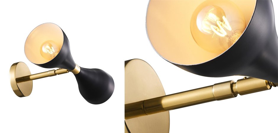 Бра Wall Lamp Cordero Black Бра Wall Lamp Cordero Black - Loft-Concept в Грозном