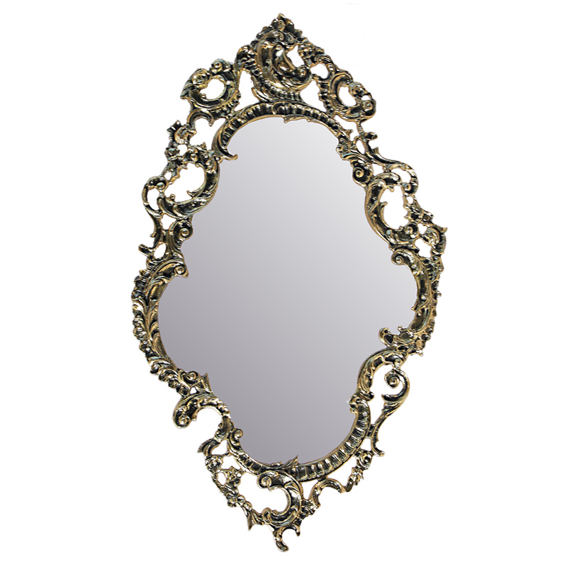 Зеркало настенное в бронзовой раме Majestic Gold Mirrors  Золотой в Грозном | Loft Concept 