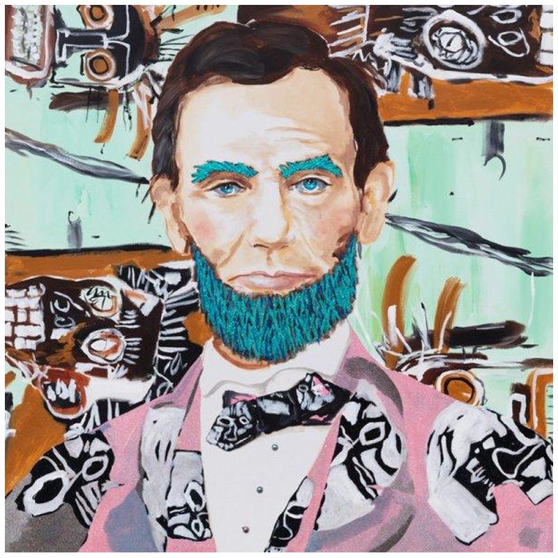Картина Abe with Basquiat Jacket and Background Мульти Картина Abe with Basquiat Jacket and Background Мульти в Грозном | Loft Concept