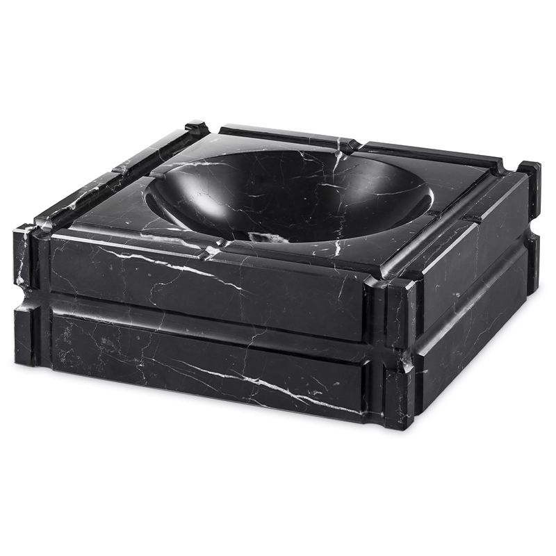 Пепельница Eichholtz Ashtray Nestor Black Черный Мрамор Nero Пепельница Eichholtz Ashtray Nestor Black Черный Мрамор Nero в Грозном | Loft Concept