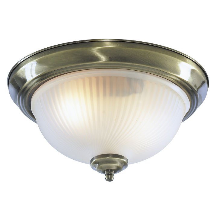 Потолочный светильник Flush Mount Ceiling Light antic milky glass Латунь Античная полированная Молочный Потолочный светильник Flush Mount Ceiling Light antic milky glass Латунь Античная полированная Молочный в Грозном | Loft Concept