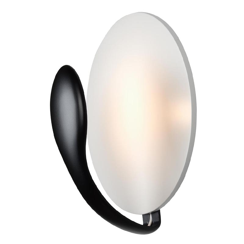 Бра Devi Black Spot Wall Lamp Белый Черный Бра Devi Black Spot Wall Lamp Белый Черный в Грозном | Loft Concept
