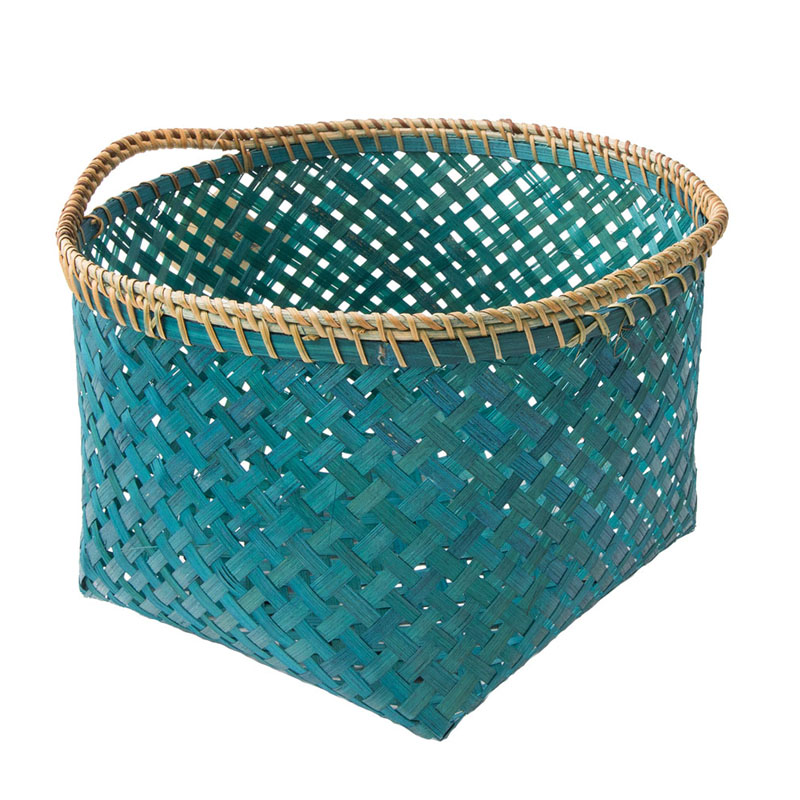 Корзина Wicker Bamboo Изумрудный Корзина Wicker Bamboo Изумрудный в Грозном | Loft Concept