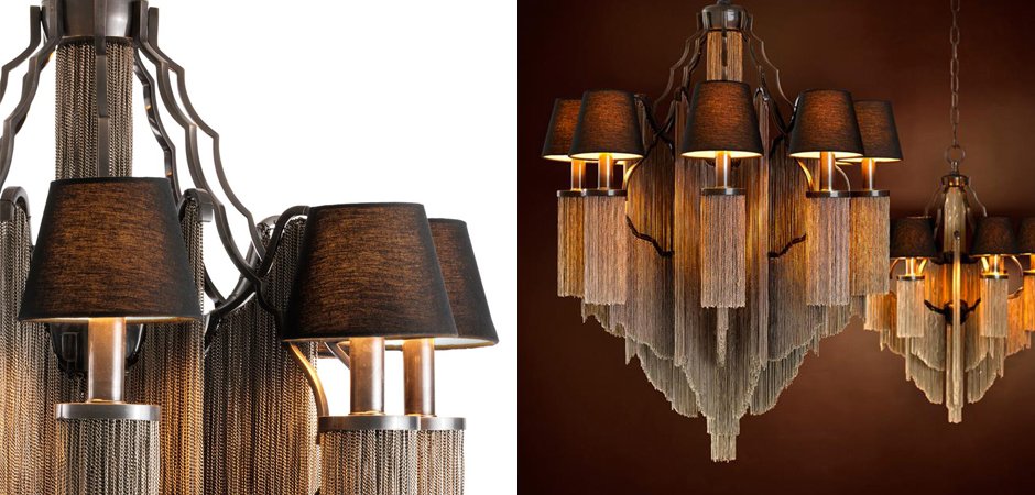 Люстра Eichholtz Chandelier Fringe L - Loft-Concept в Грозном