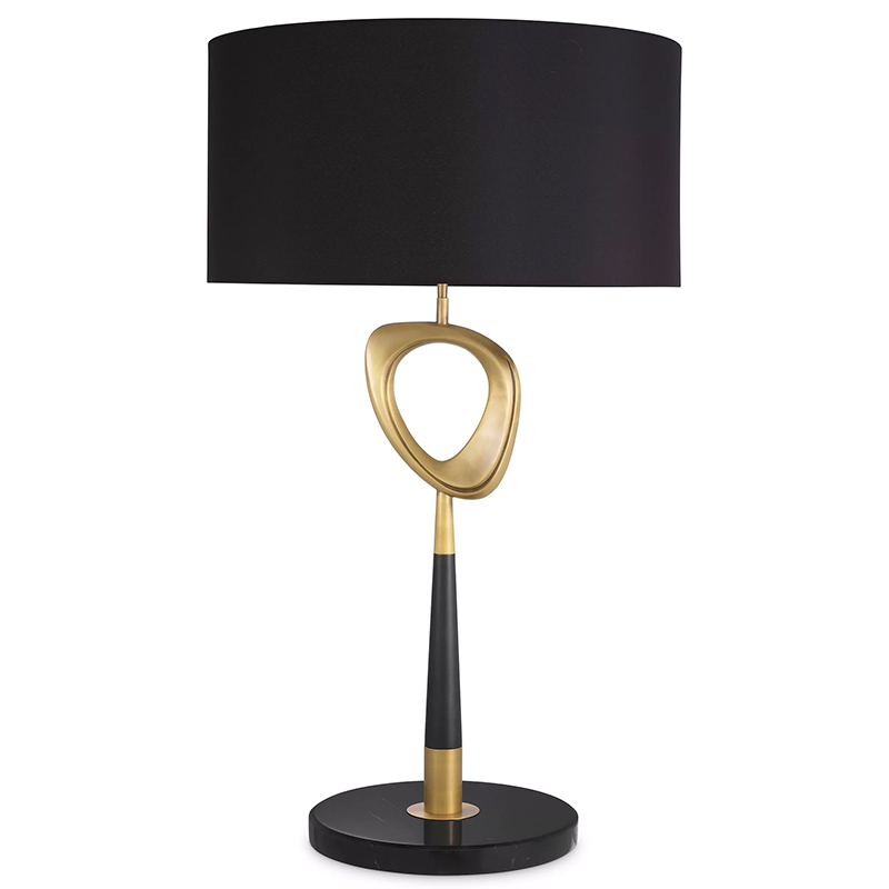 Настольная лампа Eichholtz Table Lamp Celine Латунь Черный Настольная лампа Eichholtz Table Lamp Celine Латунь Черный в Грозном | Loft Concept
